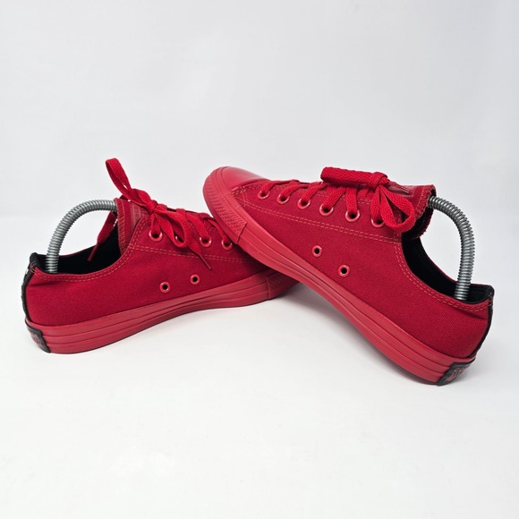 Converse All Star x OPI Red Heads Ahead Low Top Sneakers Red Womens 9 Mens 7 - Picture 9 of 16